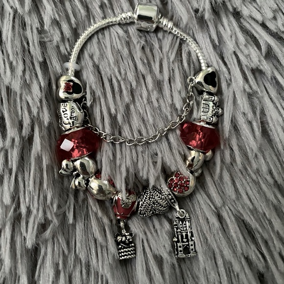 Crystal Mickey Minnie Beads Bracelet & Bangle - Picture 2 of 3